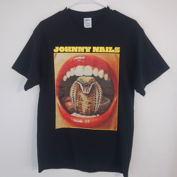 Johny Nails Snake Tee Black - Picture 4 of 8